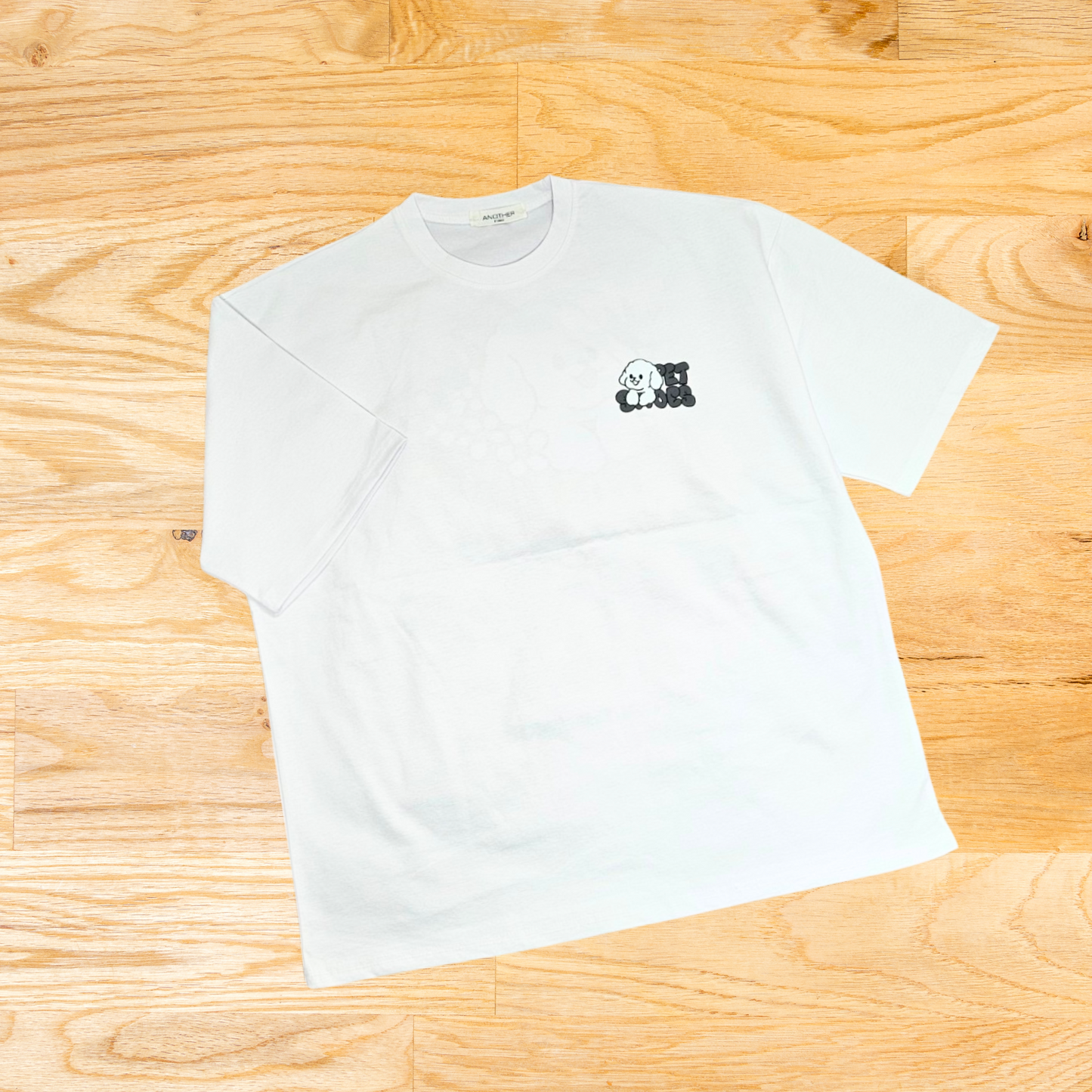 【半袖背面ロゴTシャツ】わんこSHOESPET 全2色