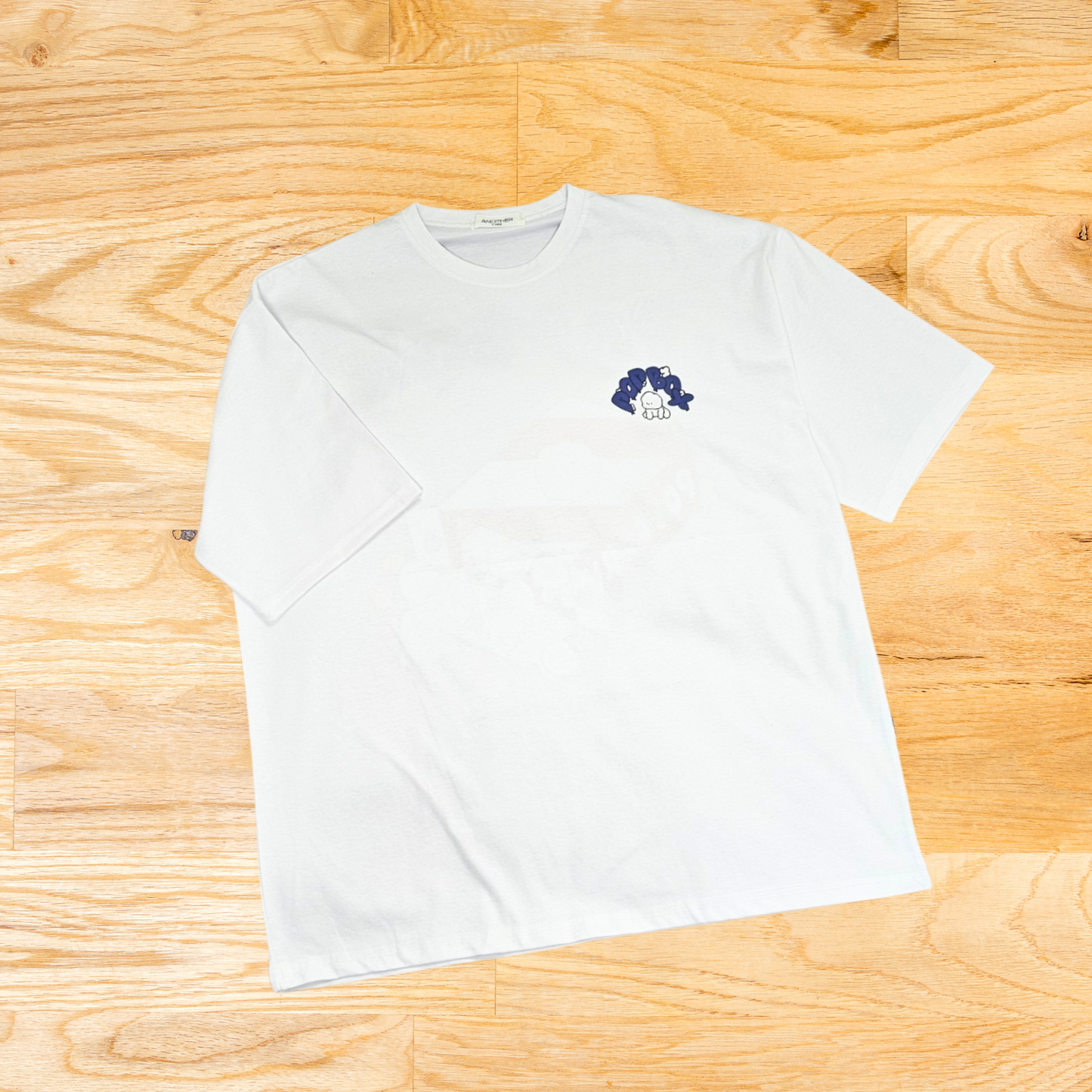 【半袖背面ロゴTシャツ】 ビションPOPBOX 全2色