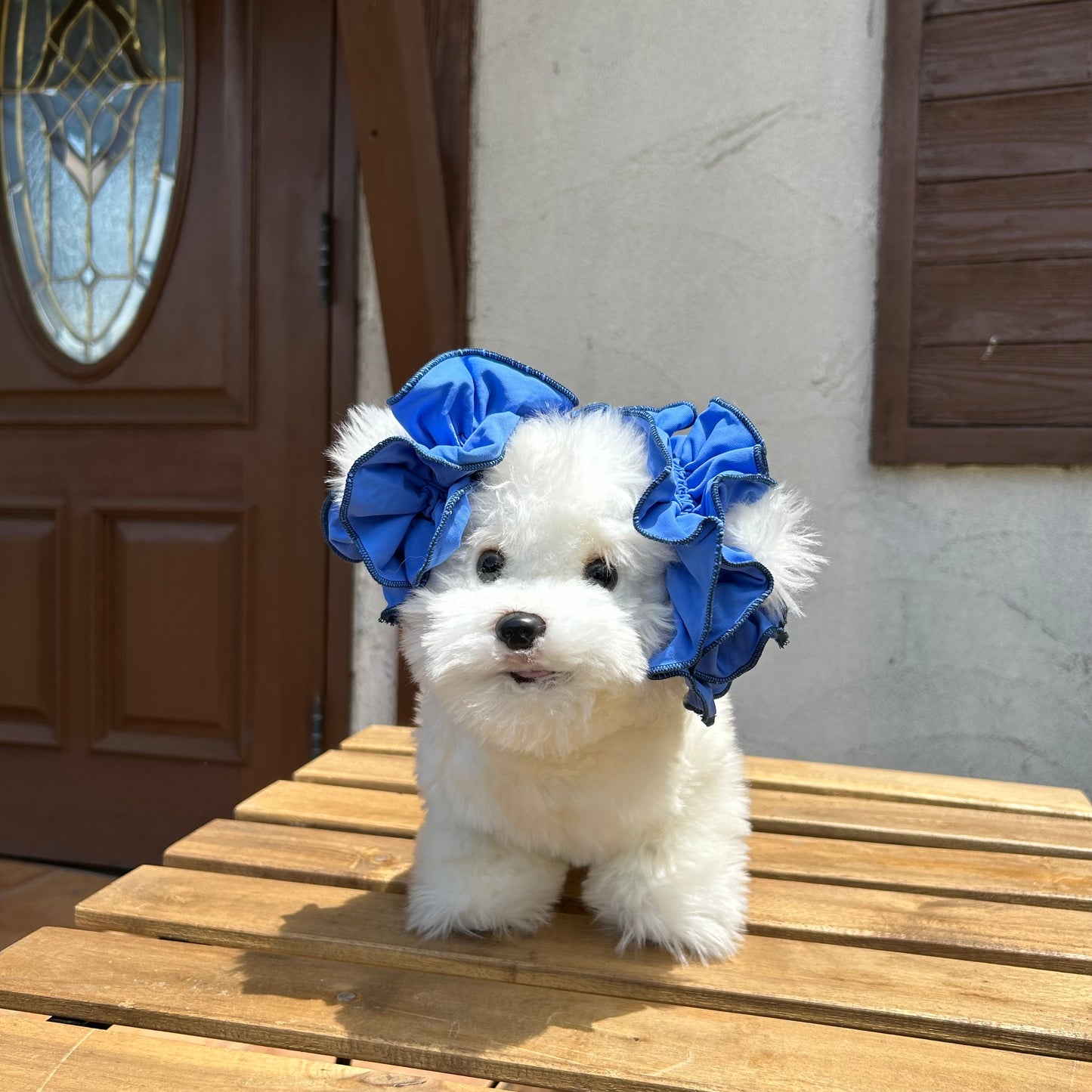 【イヤーシュシュ】ひんやりブルーベリー