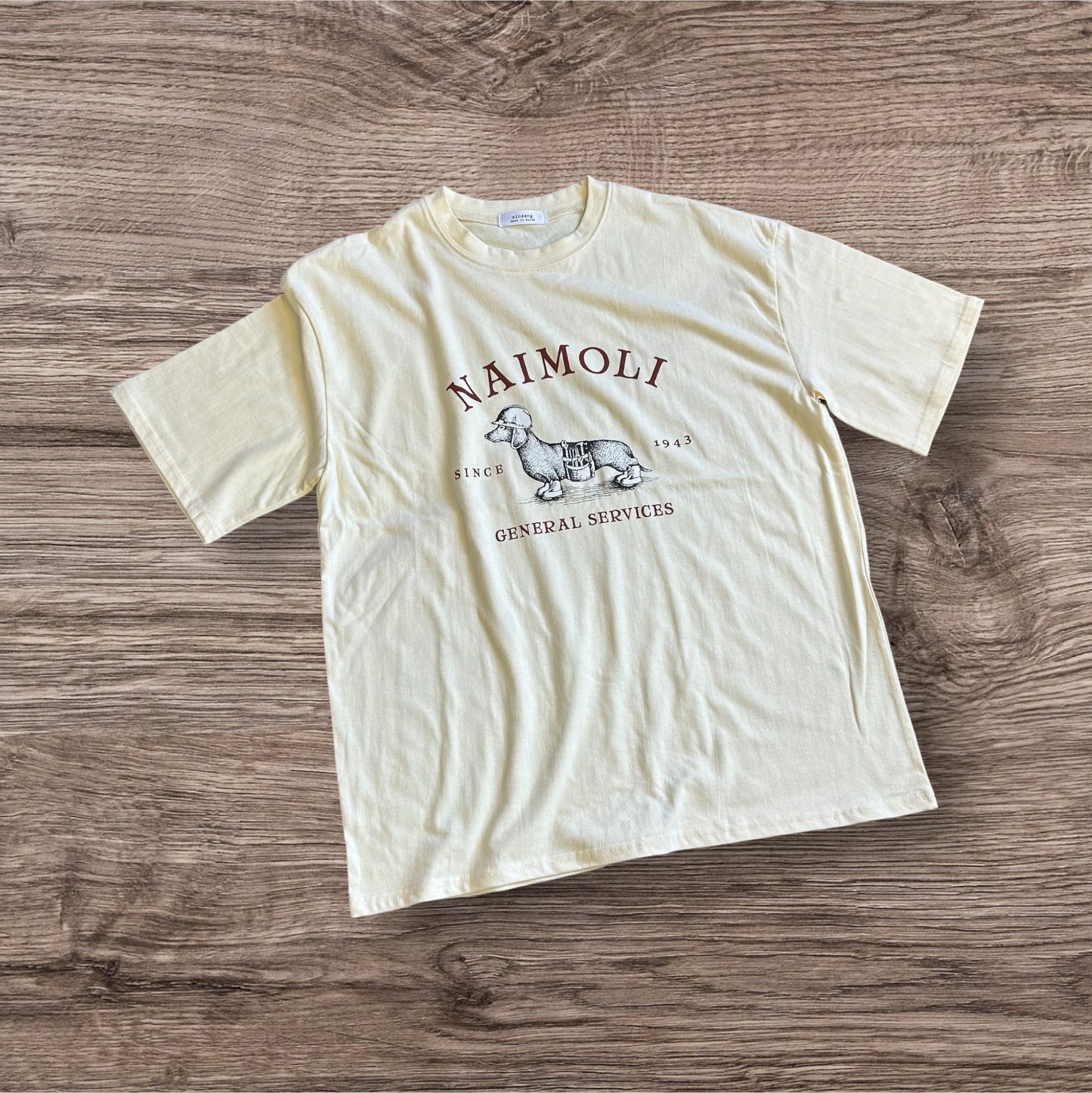 【半袖前面ロゴTシャツ】 NAIMOLI 全3色